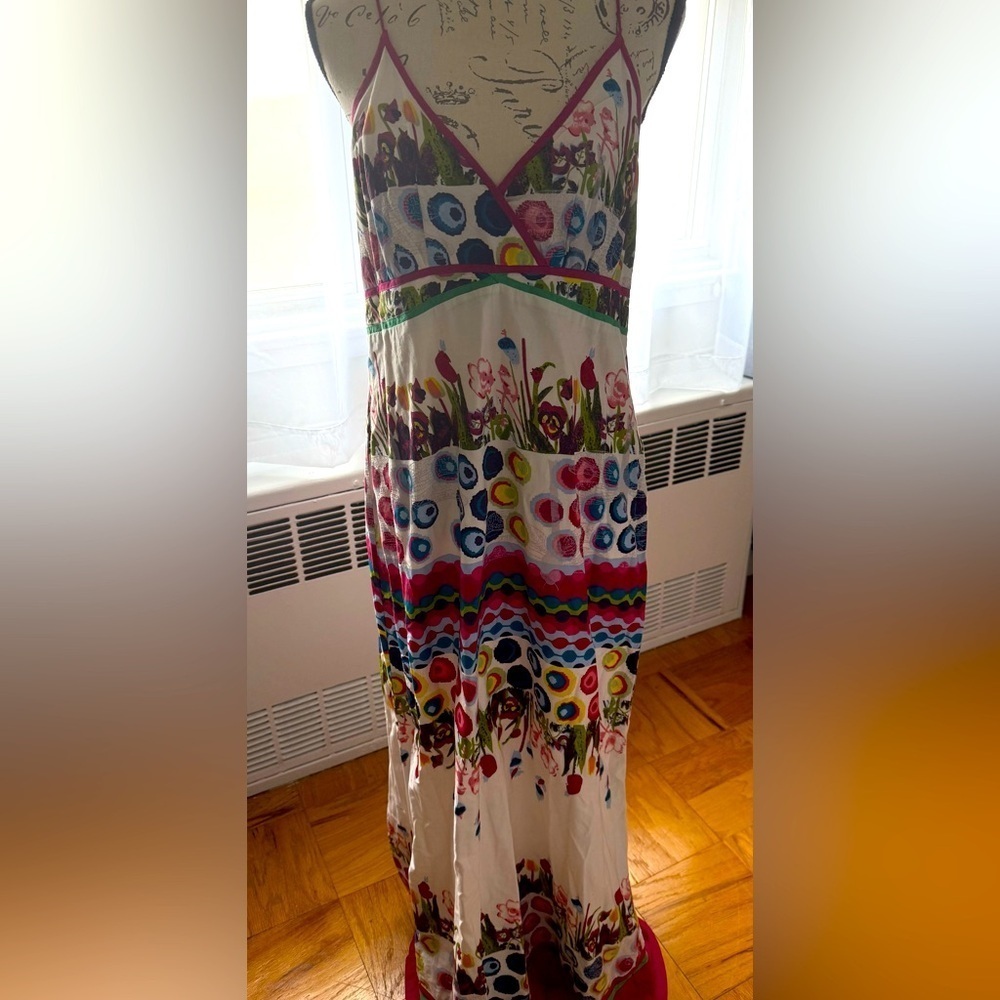 Desigual Floral Multicolor Maxi Dress